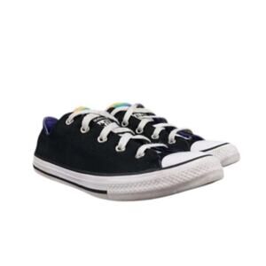 Converse Shoes Girls 3 Sneakers Chuck Taylor All Star Multi Tongue Casual Active